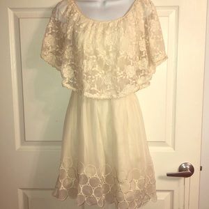 Adorable creamy ivory summer dress